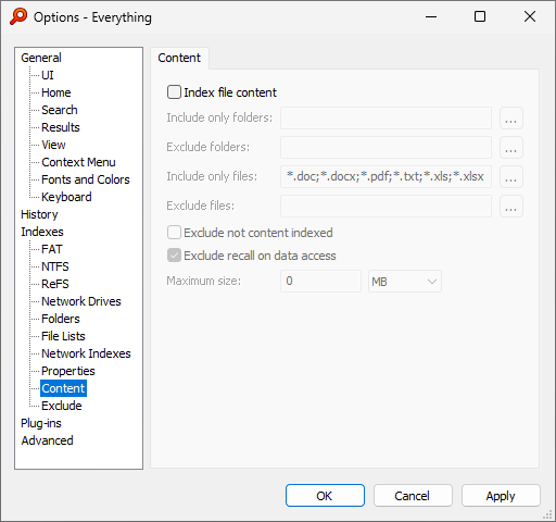 Everything Options Content