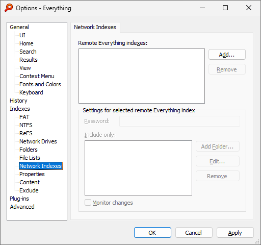 Everything Options Network Indexes
